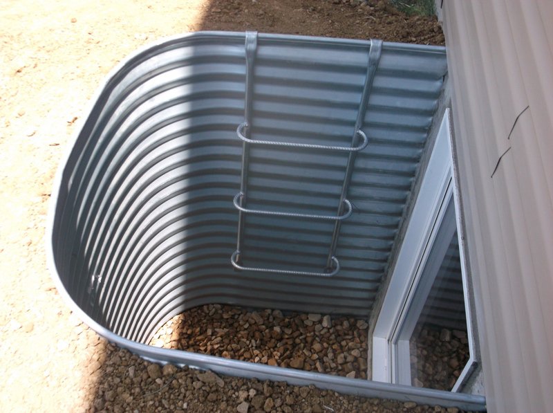 Seal Window Well Sides